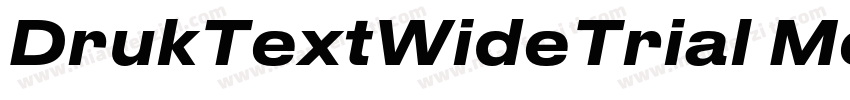 DrukTextWideTrial Medium字体转换